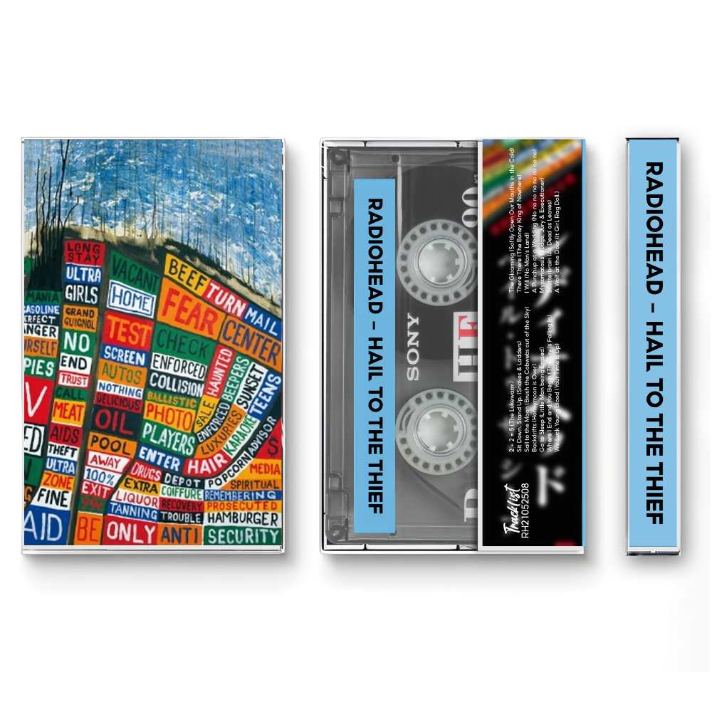 Radiohead – Hail to the Thief Fanmade Analog Cassette Tape | Alternative Rock Experimental Vintage Collectible 🎧