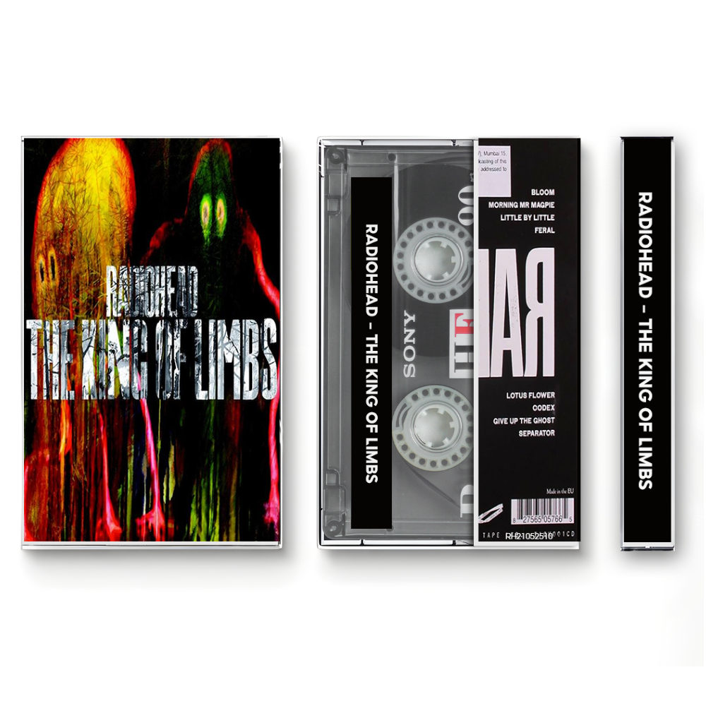 Radiohead – The King of Limbs Fanmade Analog Cassette Tape | Experimental Electronic Alternative Rock Vintage Collectible