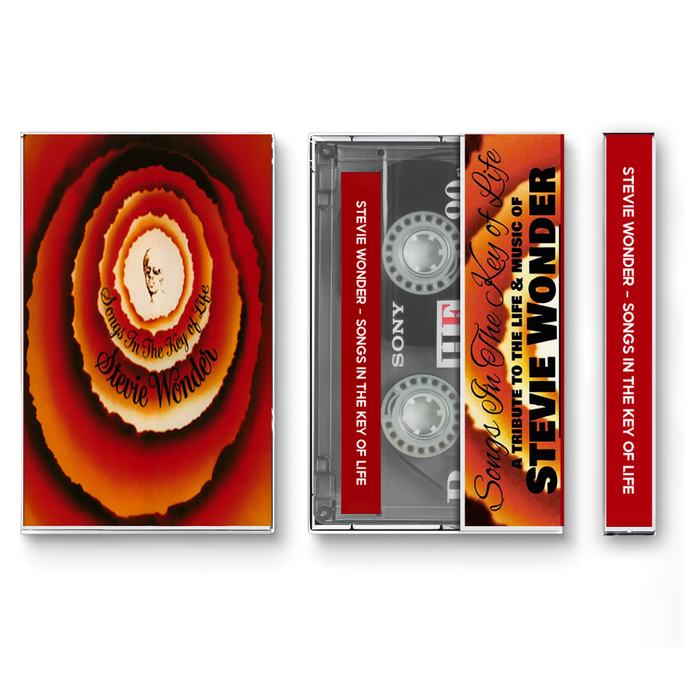 Stevie Wonder – Songs in the Key of Life Fanmade Analog Cassette Tape | Classic Soul R&B Vintage Collectible 🎧-