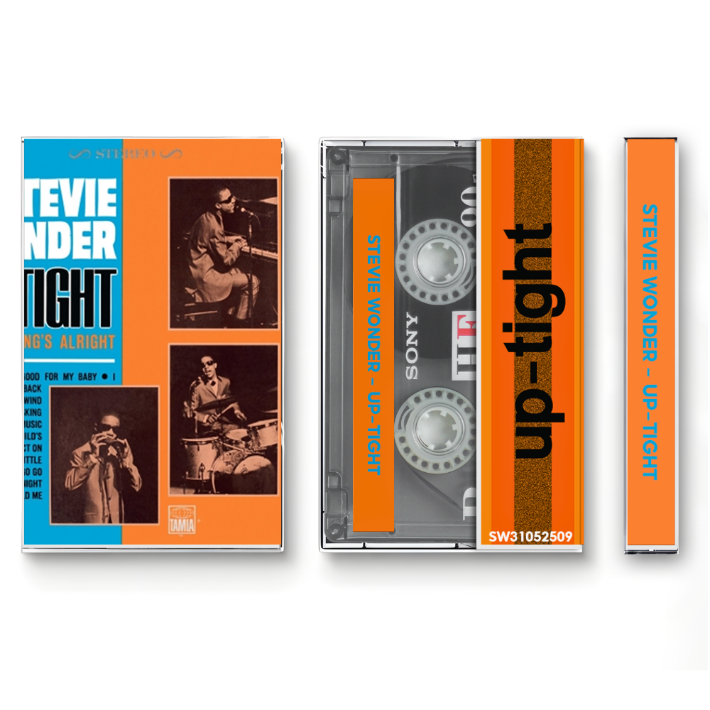 Stevie Wonder – Up-Tight (Everything’s Alright) Fanmade Analog Cassette Tape | Classic Motown Soul Vintage Collectible