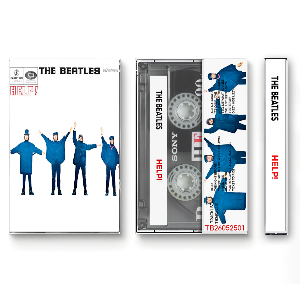 The Beatles – Help! Fanmade Analog Cassette Tape | Classic Rock Pop Vintage Collectible