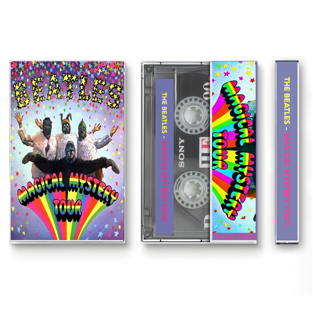 The Beatles – Magical Mystery Tour Fanmade Analog Cassette Tape| Psychedelic Rock Pop 60s Vintage Collectible