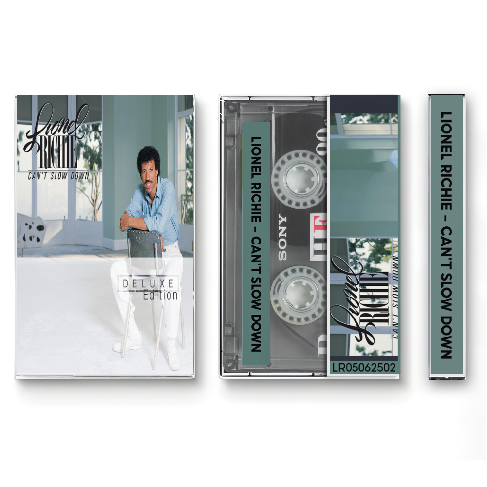Lionel Richie – Can’t Slow Down Fanmade Analog Cassette Tape| Soul Pop R&B 80s Collectible