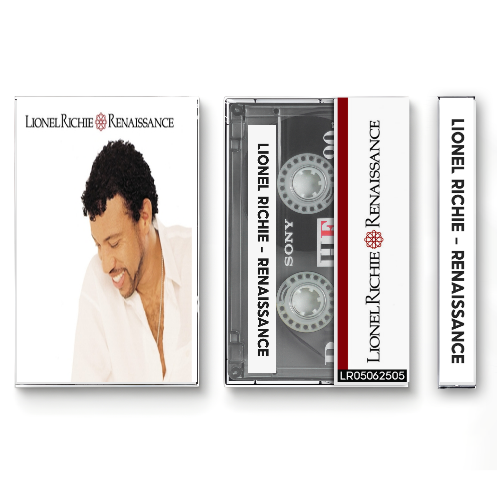 Lionel Richie – Renaissance Fanmade Analog Cassette Tape| Soul Pop R&B 2000s Collectible