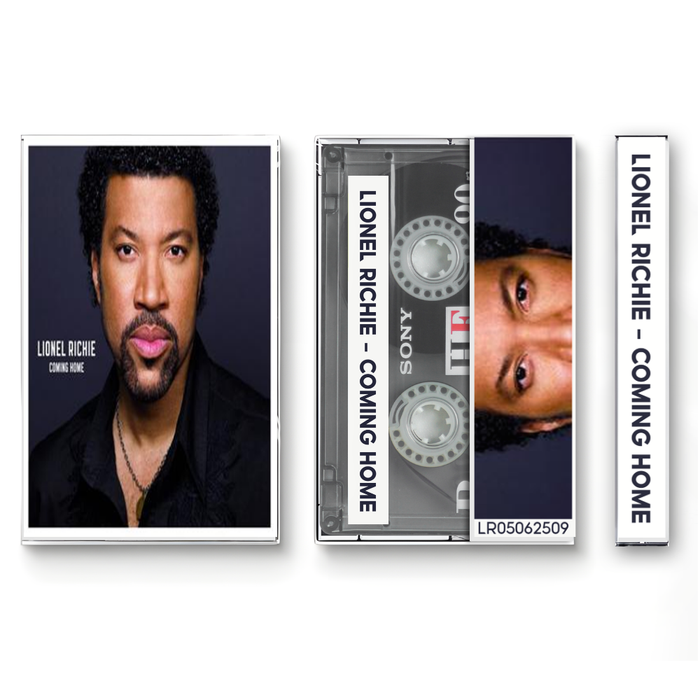 Lionel Richie – Coming Home Fanmade Analog Cassette Tape | Soul Pop R&B Collectible