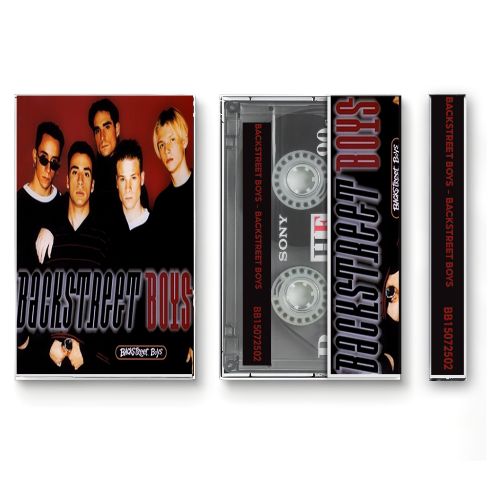Backstreet Boys – Backstreet Boys Fanmade Analog Cassette Tape | Pop Boy Band Debut Album Collectible
