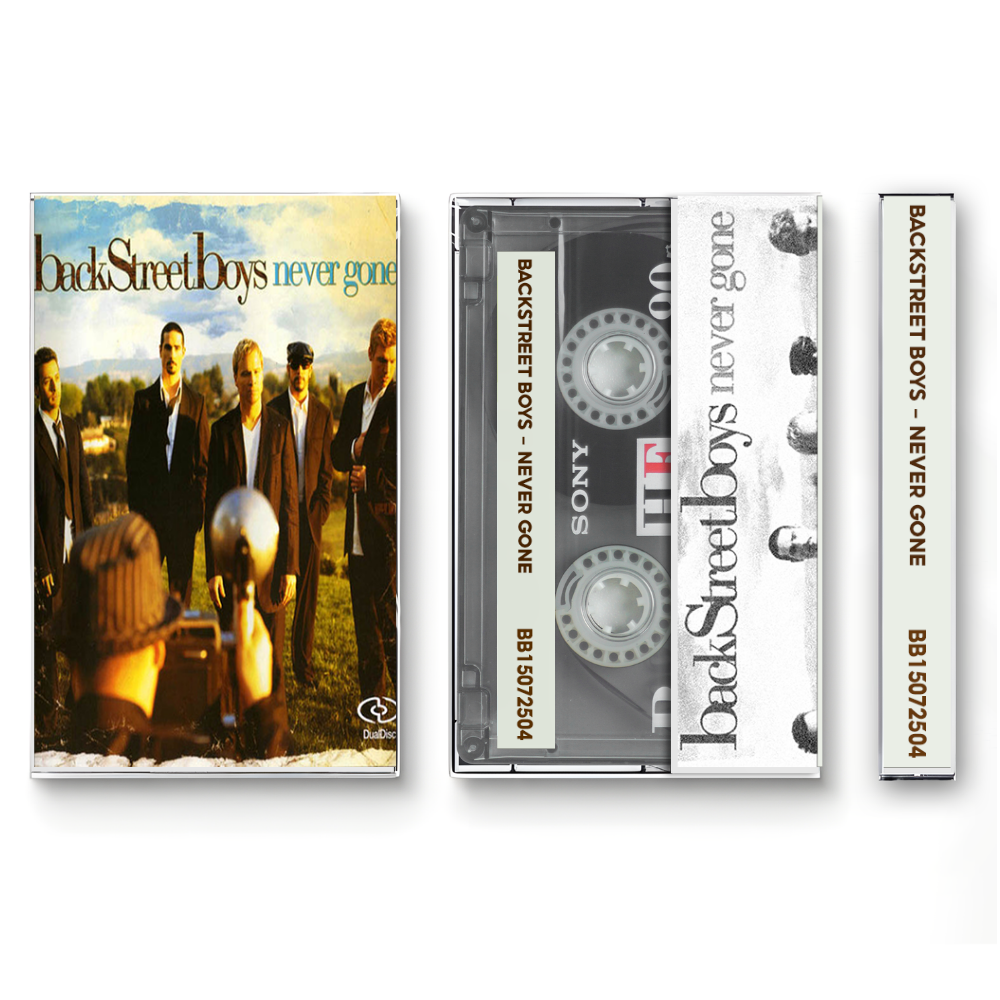 Backstreet Boys – Never Gone Fanmade Analog Cassette Tape | Pop Rock Boy Band Collectible