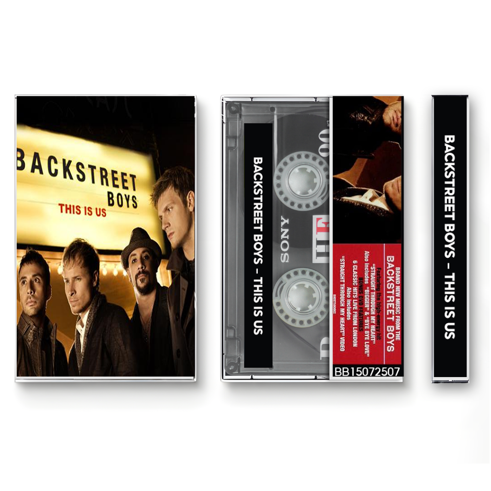 Backstreet Boys – This Is Us Fanmade Analog Cassette Tape | Pop Dance Boy Band Collectible