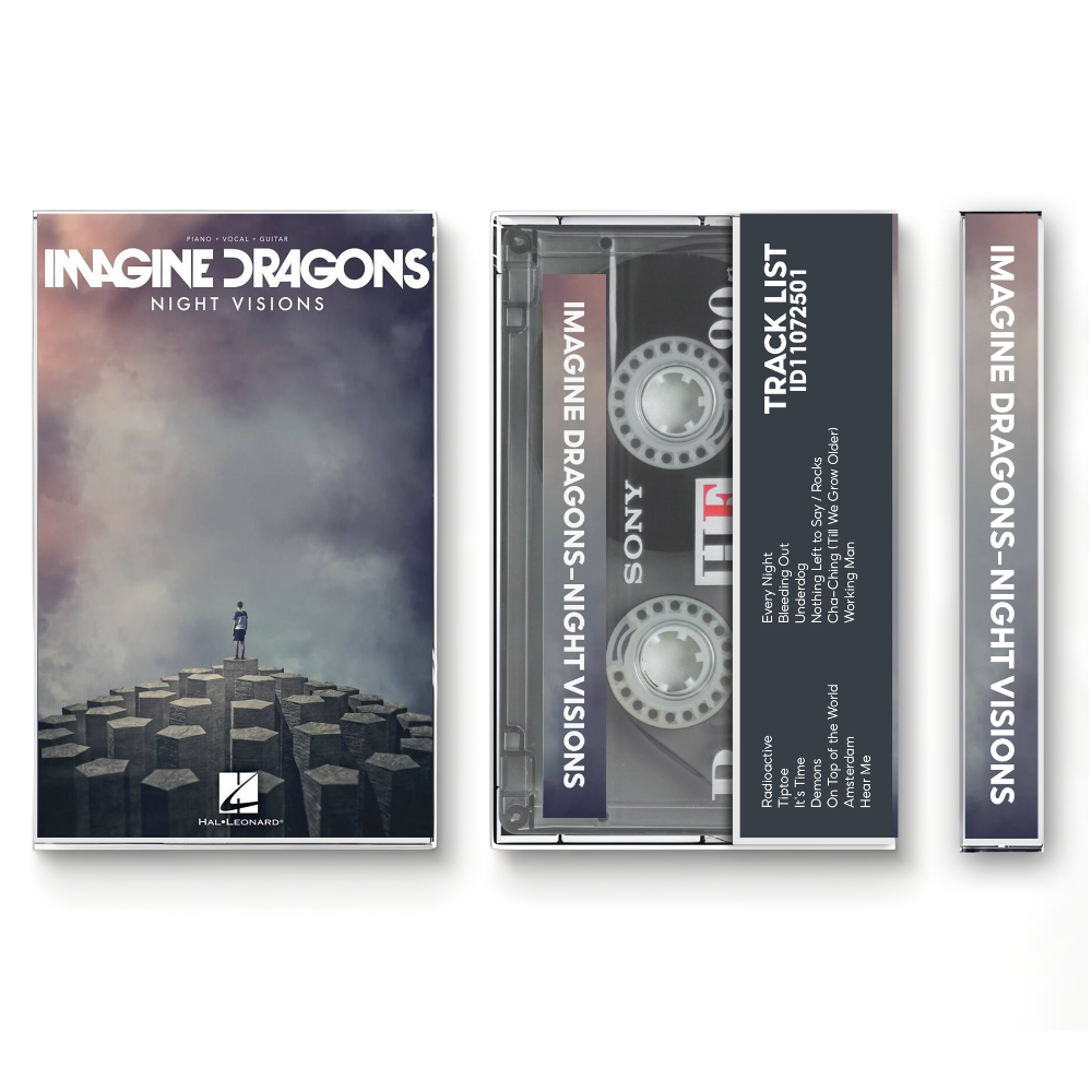 Imagine Dragons – Night Visions Fanmade Analog Cassette Tape | Alternative Rock Indie Pop Collectible