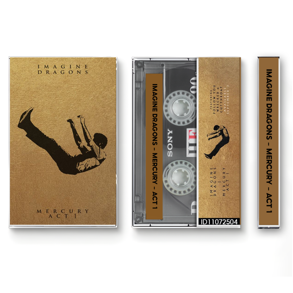 Imagine Dragons – Mercury – Act 1 Fanmade Analog Cassette Tape | Alternative Pop Rock Collectible
