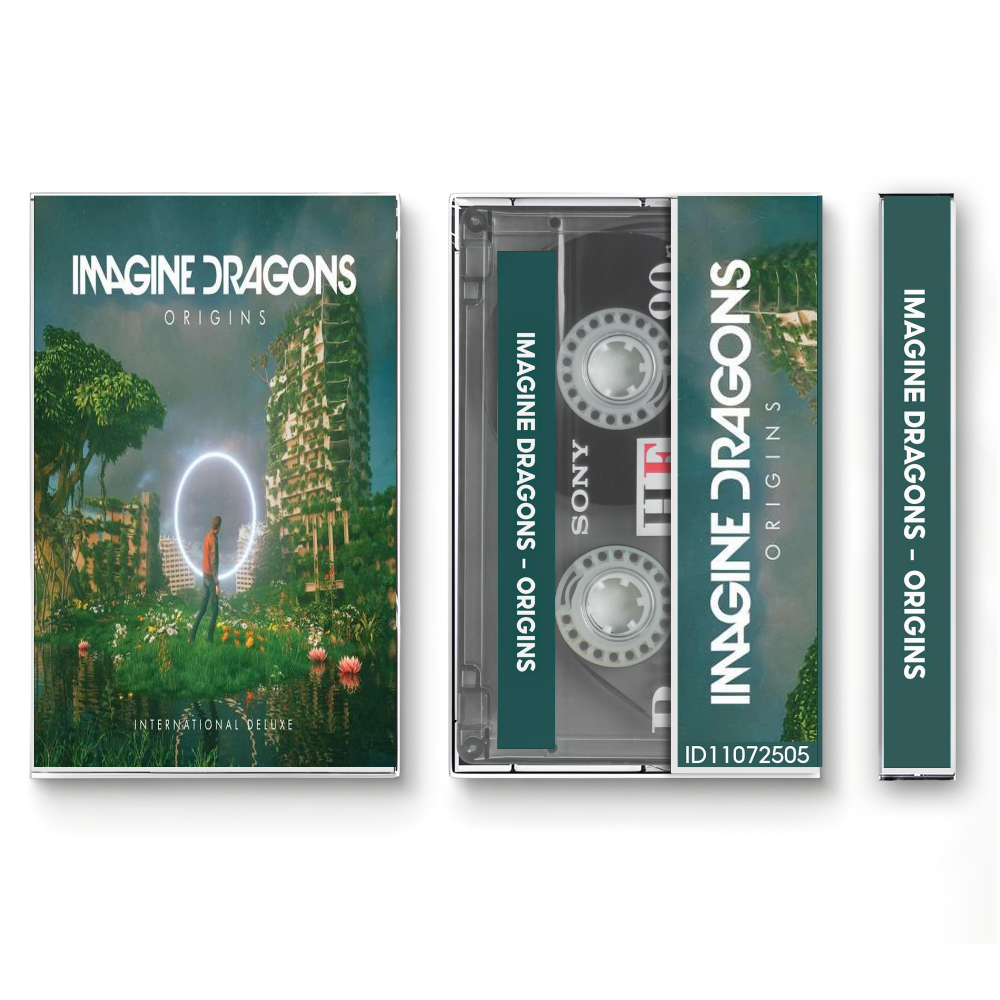 Imagine Dragons – Origins Fanmade Analog Cassette Tape | Alternative Pop Rock Collectible