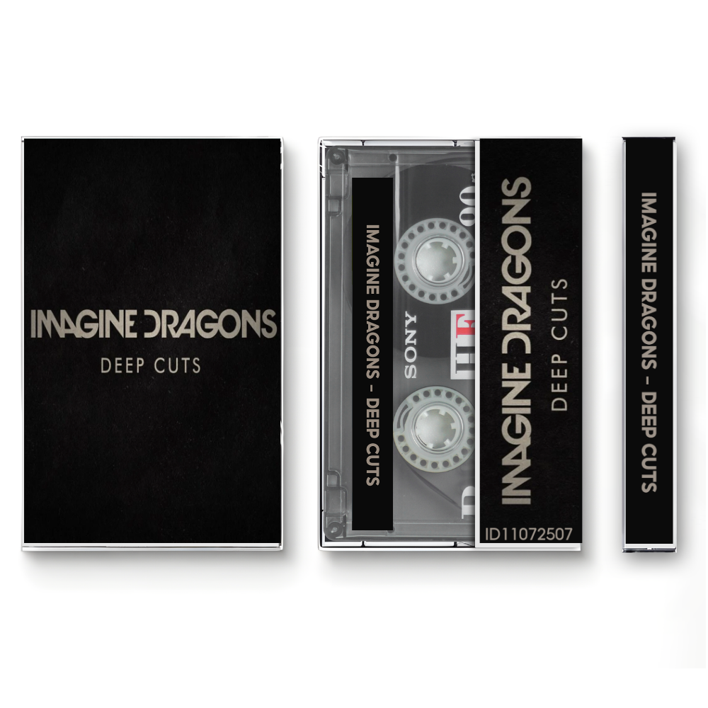 Imagine Dragons – Deep Cuts Fanmade Analog Cassette Tape | Alternative Pop Rock Collectible | Rare Tracks Collection | Retro Music Gift