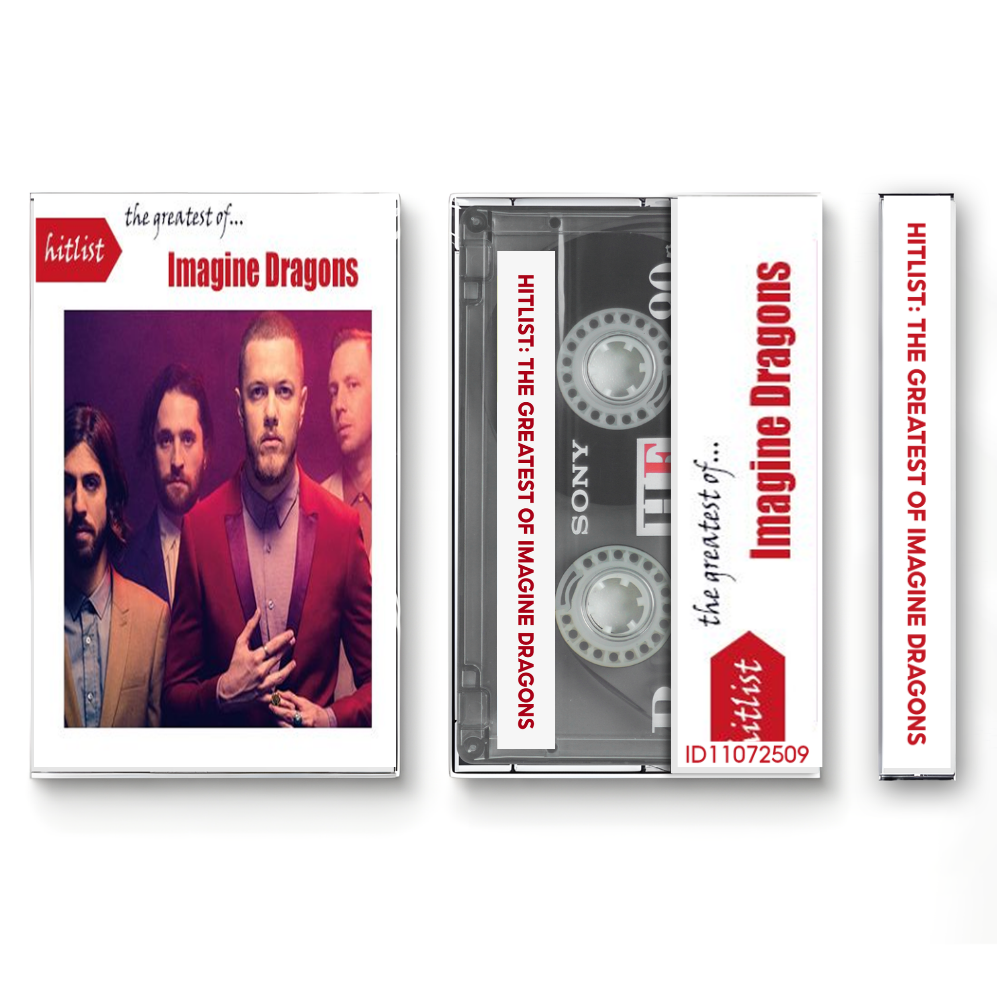 Imagine Dragons – The Greatest Hits Fanmade Analog Cassette Tape | Alternative Pop Rock Collectible | Best Hits Compilation | Retro Music Gift