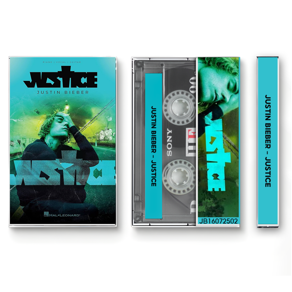 Justin Bieber – Justice Fanmade Analog Cassette Tape | Pop R&B Album Collectible | Modern Pop Release | Retro Music Gift