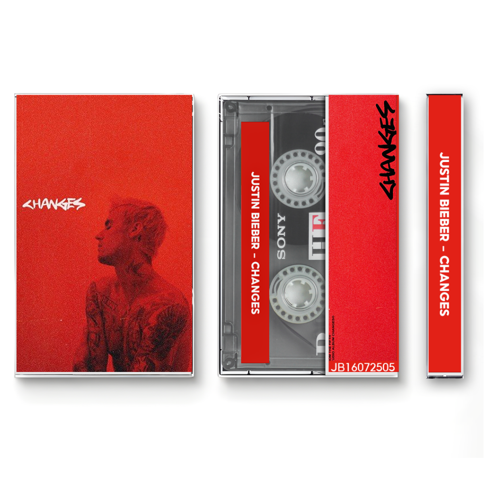 Justin Bieber – Changes Fanmade Analog Cassette Tape | Pop R&B Album Collectible | Contemporary R&B Release | Retro Music Gift