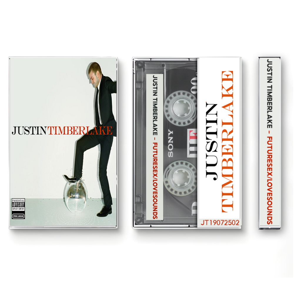 Justin Timberlake – FutureSex/LoveSounds Fanmade Analog Cassette Tape | Pop R&B Electro Album Collectible | 2000s Pop Classic | Retro Music Gift
