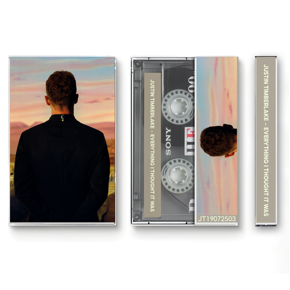 Justin Timberlake – Everything I Thought It Was Fanmade Analog Cassette Tape | Pop R&B Album Collectible | Modern Pop Release | Retro Music Gift