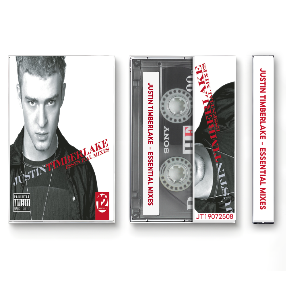 Justin Timberlake – Essential Mixes Fanmade Analog Cassette Tape | Pop R&B Remix Collection | DJ Mix Compilation | Retro Music Gift