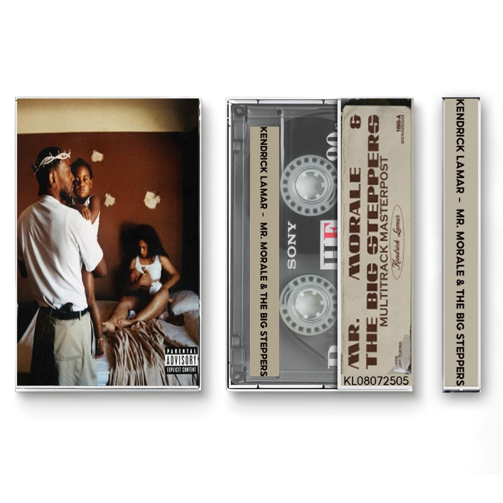 Kendrick Lamar – Mr. Morale & The Big Steppers Fanmade Analog Cassette Tape | Hip Hop Rap Album Collectible | Modern Concept Album | Retro Music Gift