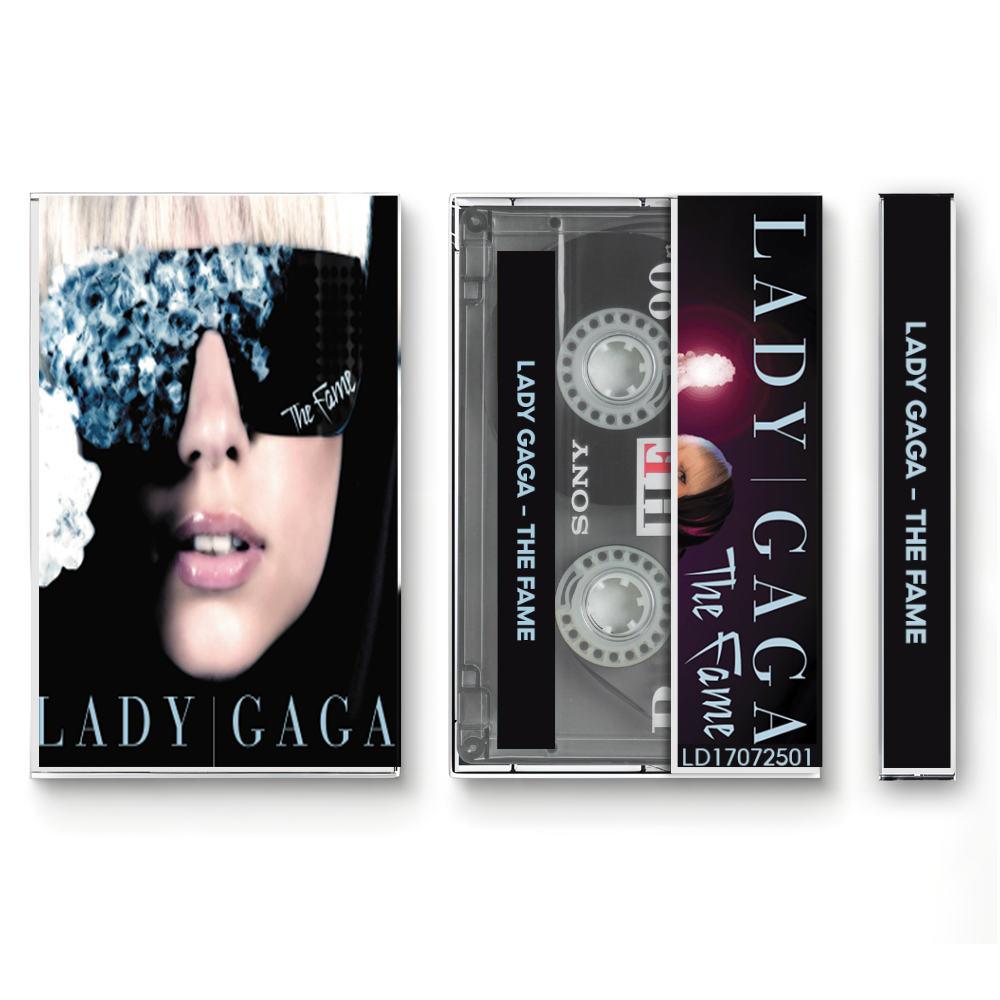 Lady Gaga – The Fame Fanmade Analog Cassette Tape | Pop Dance Album Collectible | 2000s Pop Classic | Retro Music Gift