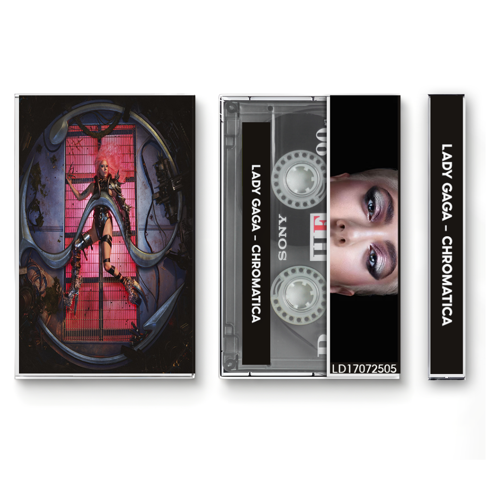 Lady Gaga – Chromatica Fanmade Analog Cassette Tape | Pop Dance Album Collectible | Electronic Pop Release | Retro Music Gift