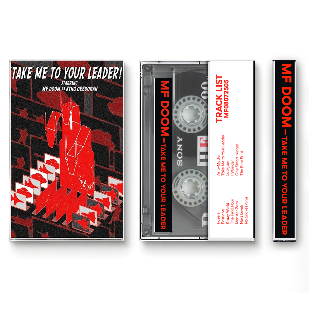 King Geedorah – Take Me To Your Leader Fanmade Analog Cassette Tape | Underground Hip Hop Album Collectible | Alternative Rap Classic | Retro Music Gift
