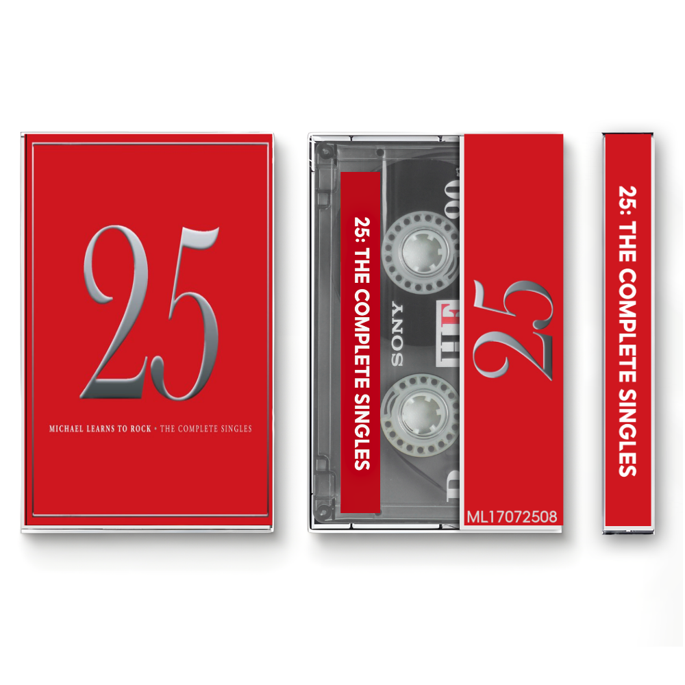Michael Learns to Rock – 25: The Complete Singles Fanmade Analog Cassette Tape | Greatest Hits Singles Collection | Soft Rock Pop | Retro Music Gift