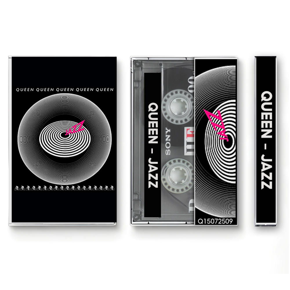 Queen – Jazz Fanmade Analog Cassette Tape | Classic Rock Album Collectible | 70s Rock & Experimental Sound | Retro Music Gift
