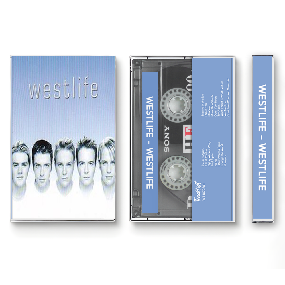 Westlife – Westlife Fanmade Analog Cassette Tape | Pop Album Collectible | 90s Boyband & Love Ballad Sound | Retro Music Gift