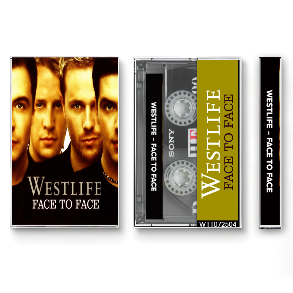 Westlife – Face to Face Fanmade Analog Cassette Tape | Pop Album Collectible | 2000s Boyband & Love Ballad Sound | Retro Music Gift