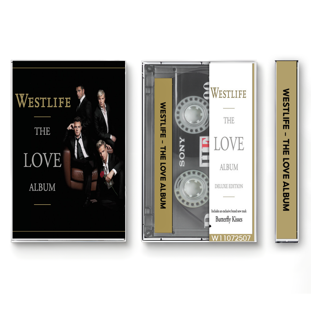 Westlife – The Love Album Fanmade Analog Cassette Tape | Pop Album Collectible | Romantic Ballads & Love Song Covers | Retro Music Gift