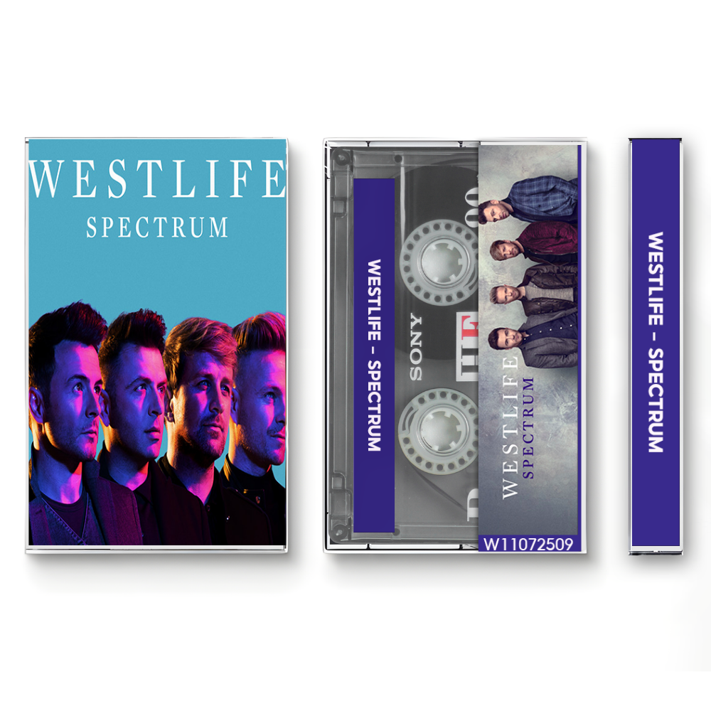 Westlife – Spectrum Fanmade Analog Cassette Tape | Pop Album Collectible | Modern Pop & Emotional Ballad Sound | Retro Music Gift