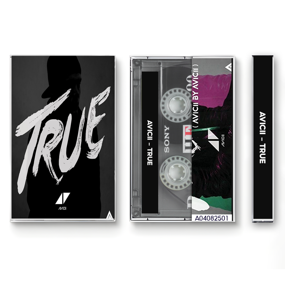 Avicii – True Fanmade Analog Cassette Tape | EDM Album Collectible | Electronic Dance & Pop Fusion Sound | Retro Music Gift