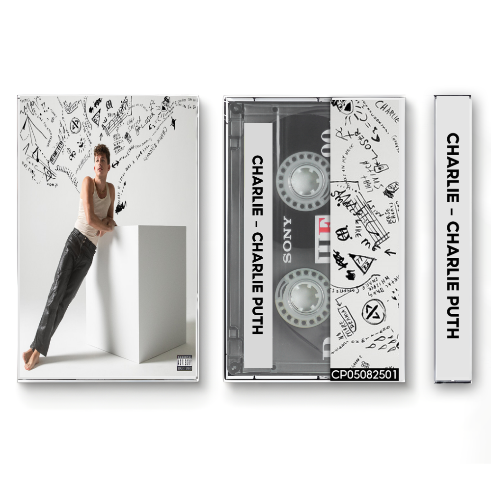 Charlie Puth – Charlie Fanmade Analog Cassette Tape | Pop Album Collectible | Contemporary Pop & R&B Sound | Retro Music Gift
