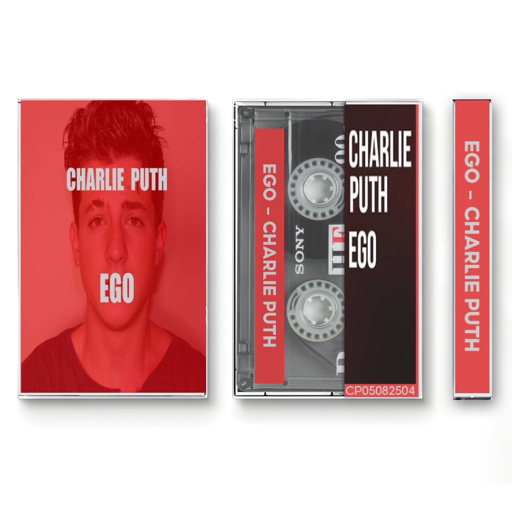 Charlie Puth – Ego Fanmade Analog Cassette Tape | Pop Album Collectible | Contemporary Pop & R&B Sound | Retro Music Gift