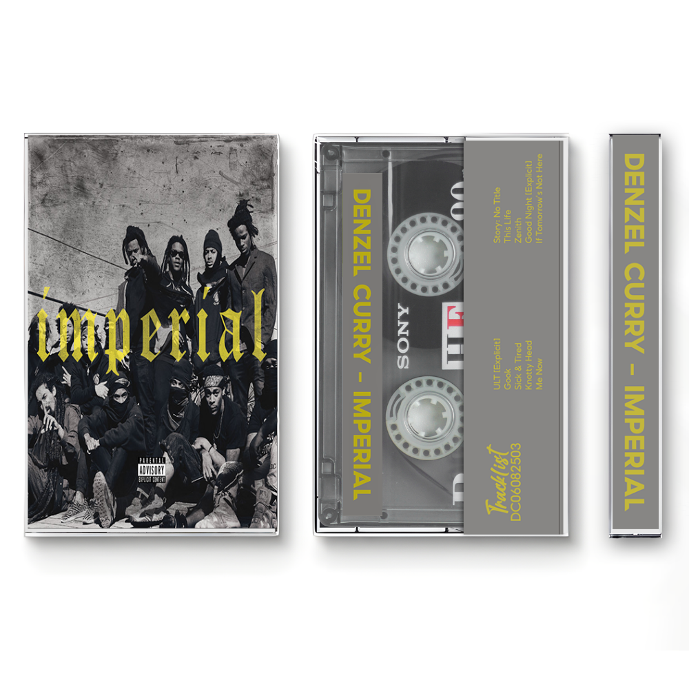 Denzel Curry – Imperial Fanmade Analog Cassette Tape | Hip Hop Album Collectible | Underground Rap & Trap Sound | Retro Music Gift