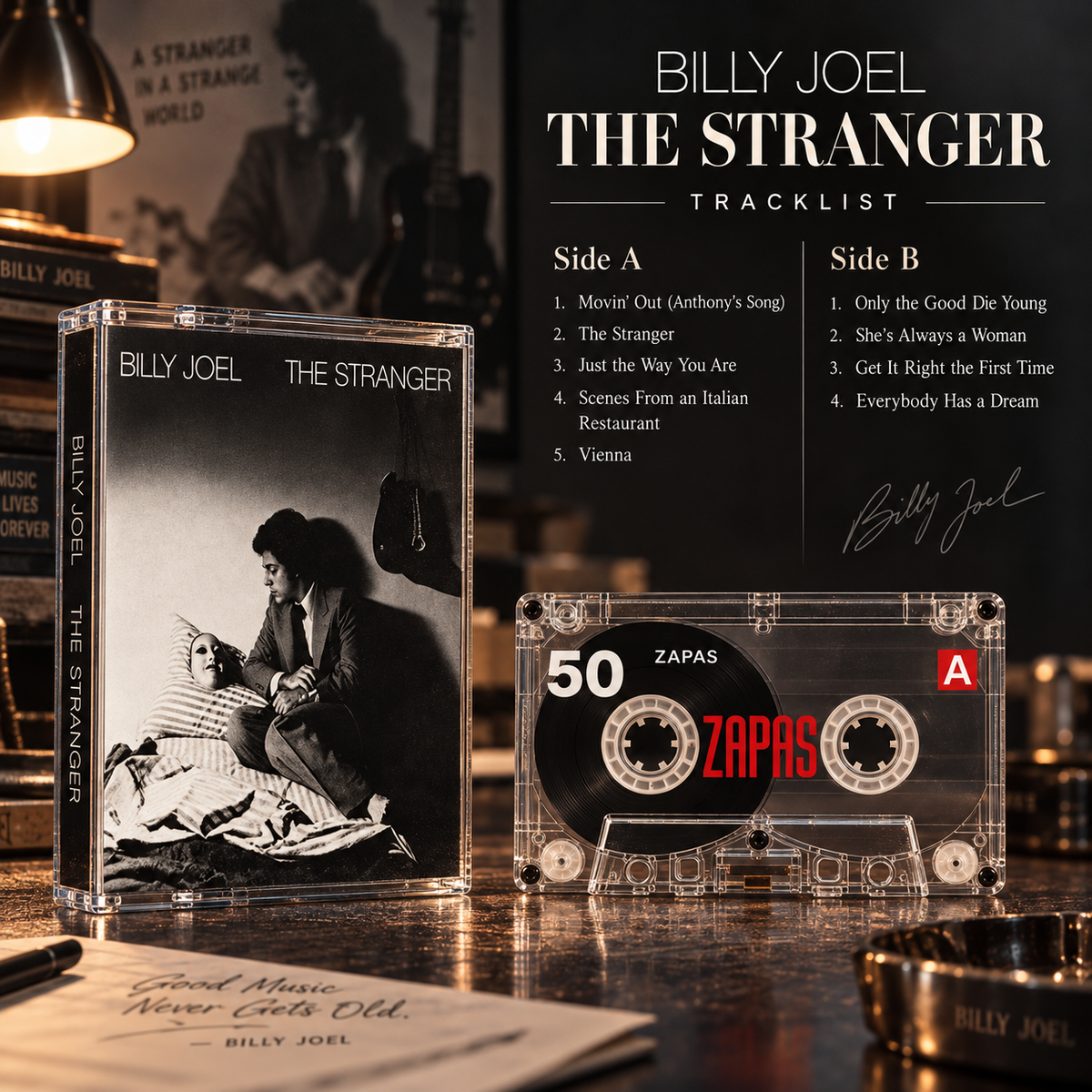 Billy Joel Vintage Tapes | Iconic Rock & Pop Piano Man Collection