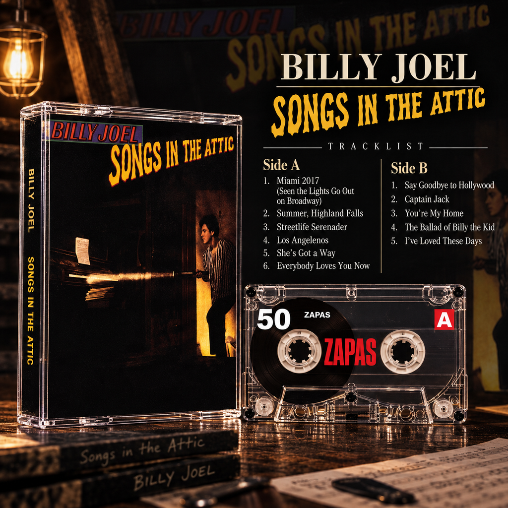 Billy Joel Vintage Tapes | Piano Man & Storm Front Essential Collection