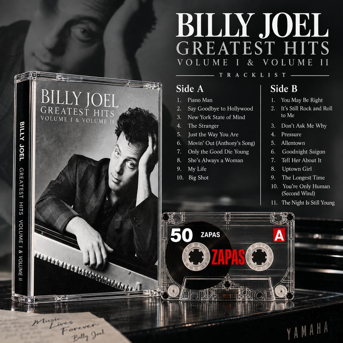 Billy Joel Vintage Tapes | Greatest Hits & Rare Studio Classics Collection
