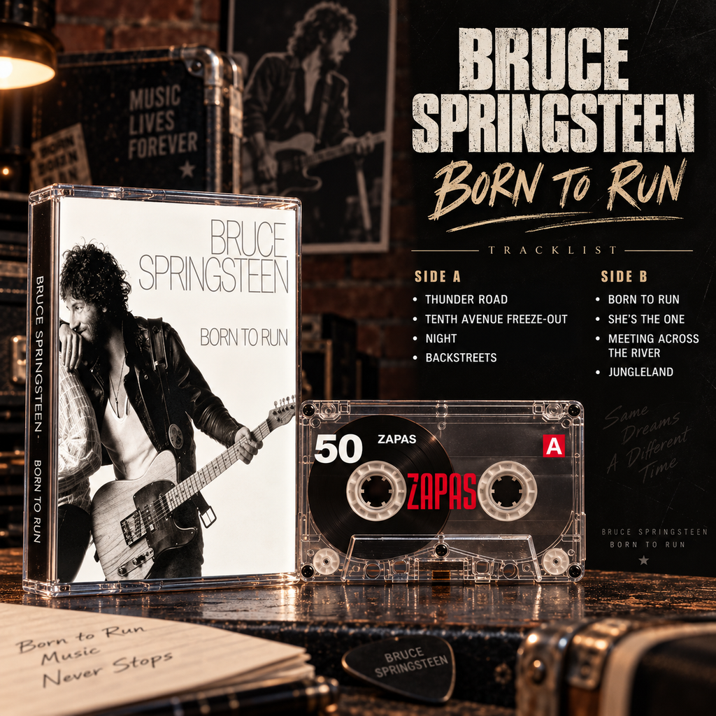 Bruce Springsteen Vintage Cassette Tapes | Heartland Rock & Arena Anthem Set