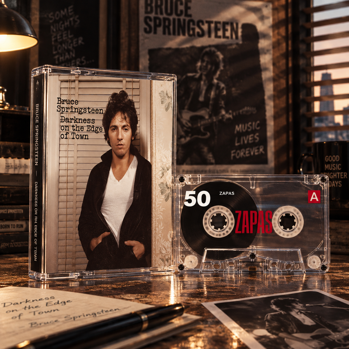 Bruce Springsteen Vintage Cassette Tapes | Heartland Rock & Arena Anthem Set