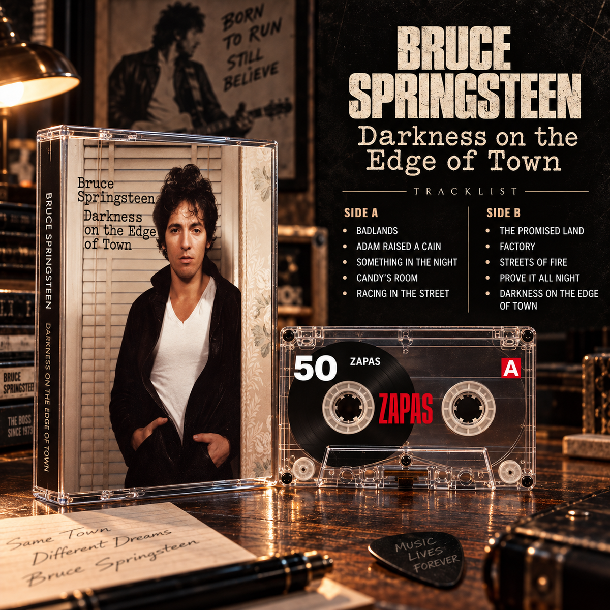 Bruce Springsteen Vintage Cassette Tapes | Heartland Rock & Arena Anthem Set