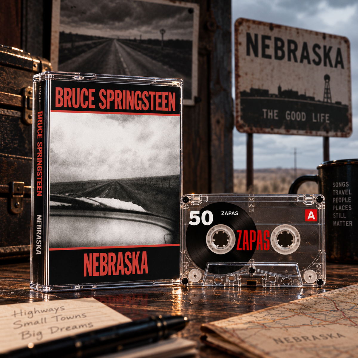 Bruce Springsteen Vintage Cassette Tapes | Heartland Rock & Arena Anthem Set