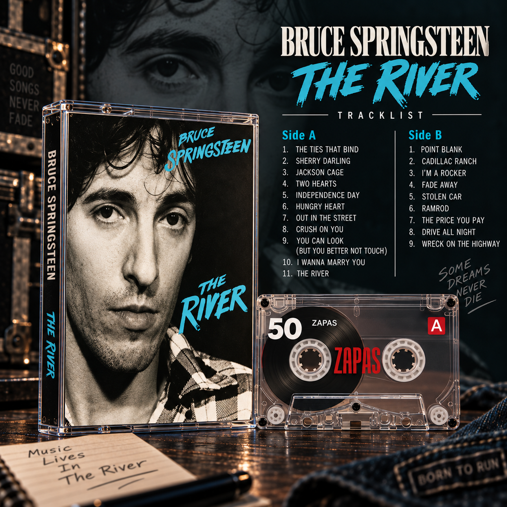 Bruce Springsteen Vintage Cassette Tapes | Heartland Rock & Arena Anthem Set
