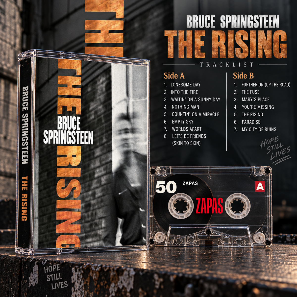 Bruce Springsteen Vintage Cassette Tapes | Tunnel of Love & Classic Rock Set
