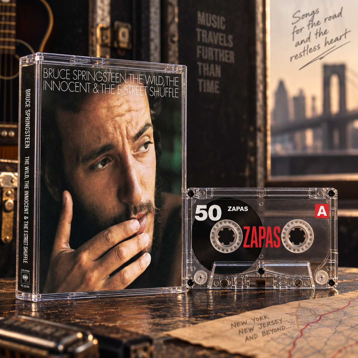 Bruce Springsteen Vintage Cassette Tapes | Tunnel of Love & Classic Rock Set
