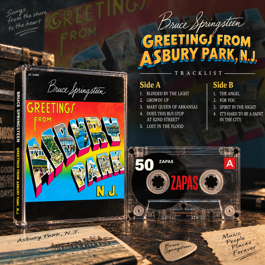 Bruce Springsteen Vintage Cassette Tapes | Tunnel of Love & Classic Rock Set