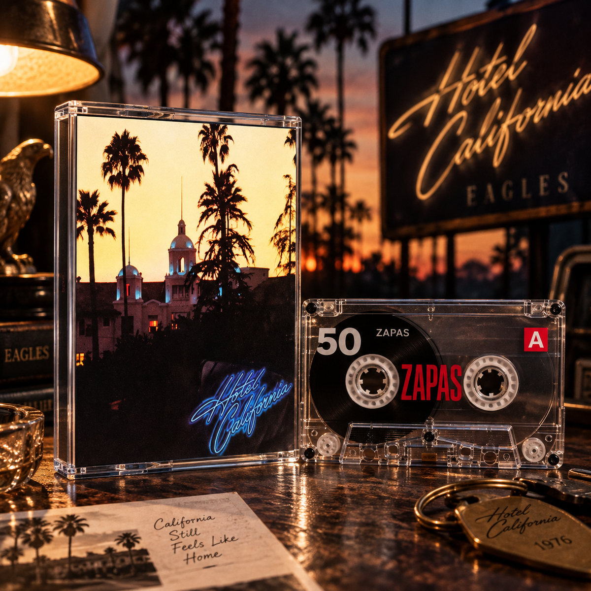 Eagles Vintage Cassette Tapes | Hotel California & Greatest Hits Rock Set