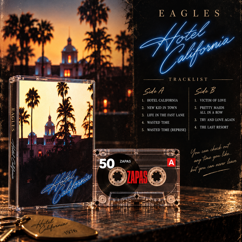 Eagles Vintage Cassette Tapes | Hotel California & Greatest Hits Rock Set