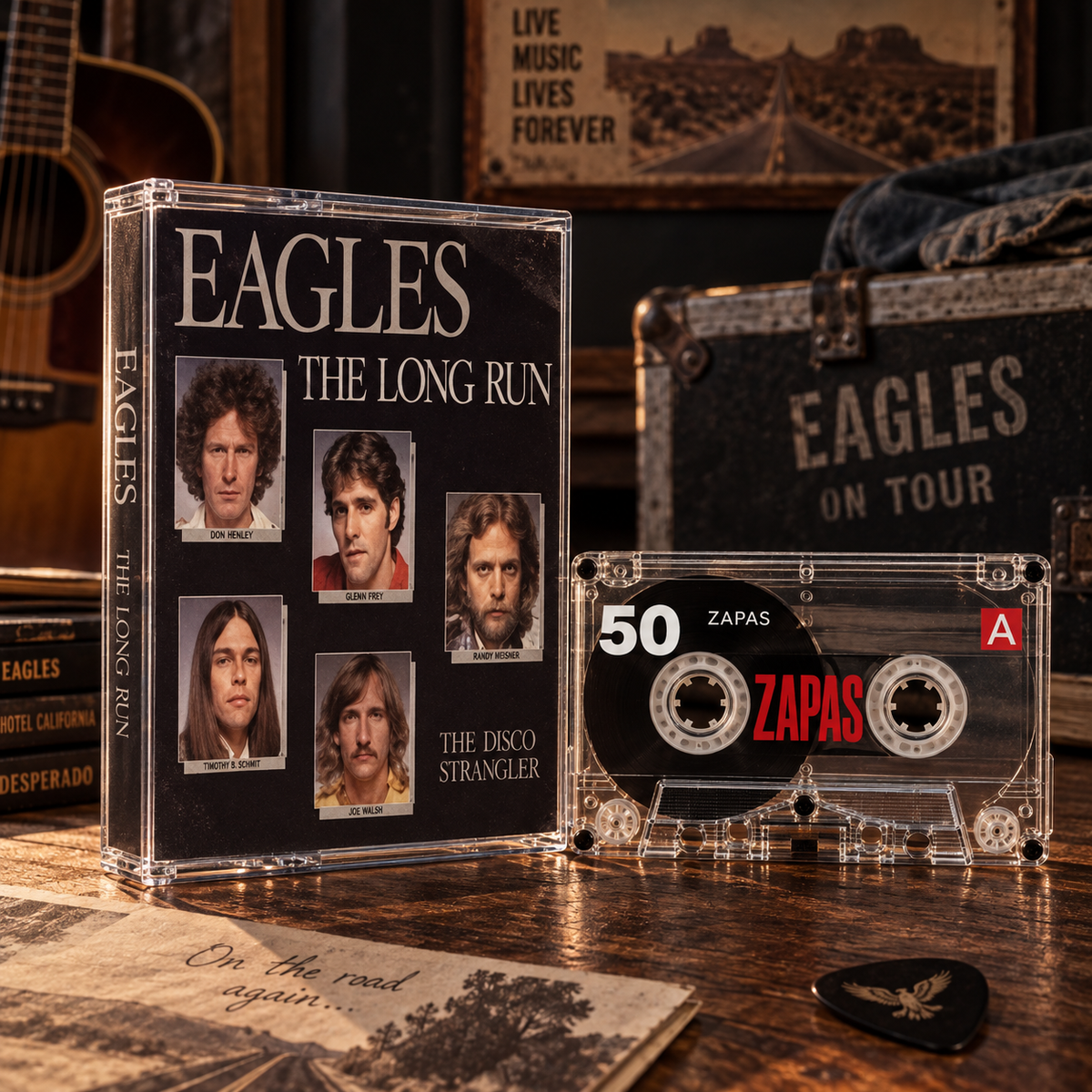 Eagles Vintage Cassette Tapes | Hotel California & Greatest Hits Rock Set